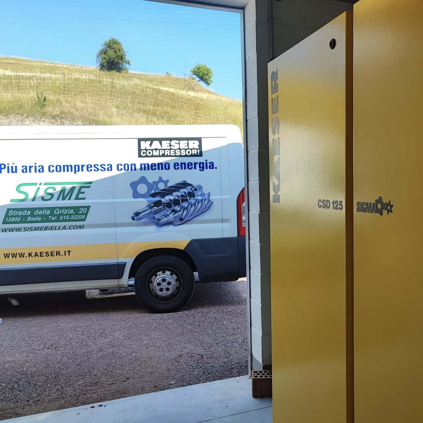 Sala compressori Kaeser